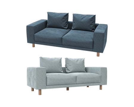  KULT 双人沙发3d模型 