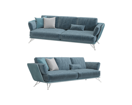  Arketipo 双人沙发3d模型 