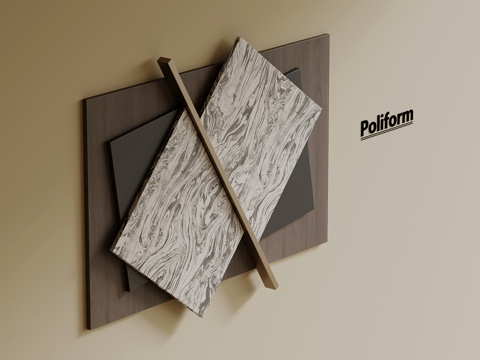  现代意式挂件 墙饰 装饰3d模型 