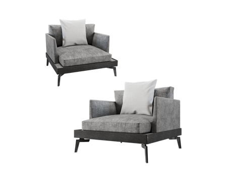  ZZOK 单人沙发3d模型 