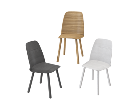  Muuto 餐椅3d模型 