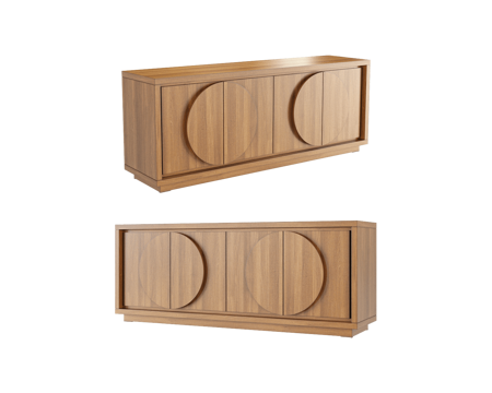  Full House 美式电视柜3d模型 