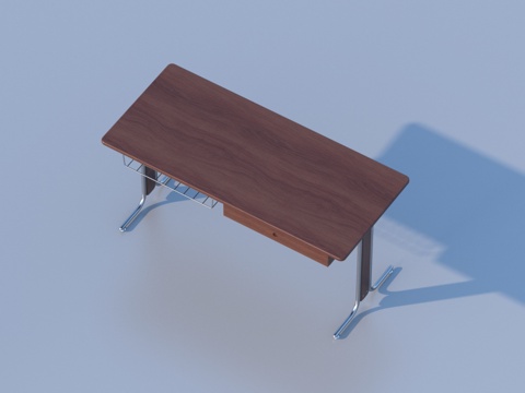  桌子 木桌 书桌 家具3d模型 