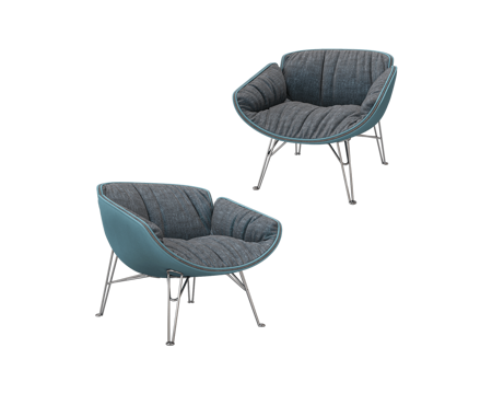  Arketipo 休闲椅3d模型 