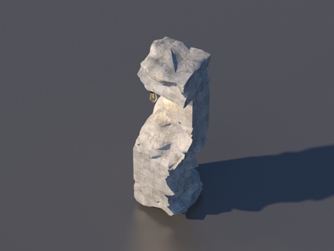  石头 岩石 石块 赏石3d模型 