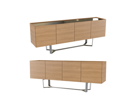  Full House 美式电视柜3d模型 