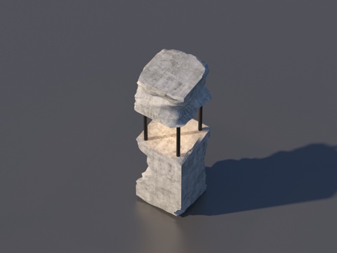  石头 岩石 石块 赏石3d模型 