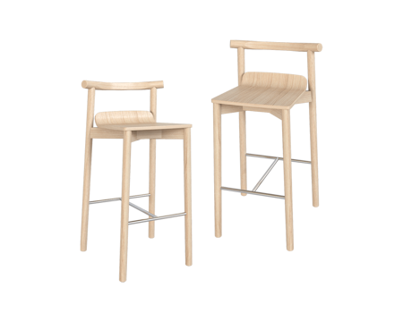  Artu 原木风吧凳 吧椅3d模型 