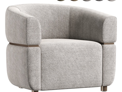  单人沙发3d模型 