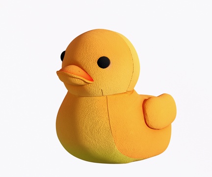  现代大黄鸭公仔 毛绒玩具 玩偶 布娃娃su模型 