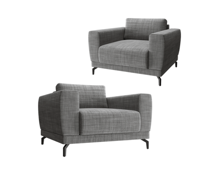  Furniture 单人沙发3d模型 