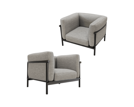  Lema 休闲椅3d模型 