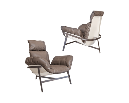  Arketipo 休闲椅3d模型 