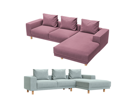  KULT 三人沙发3d模型 