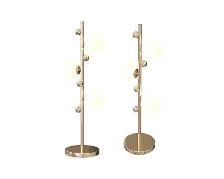  ZZOK 落地灯3d模型 