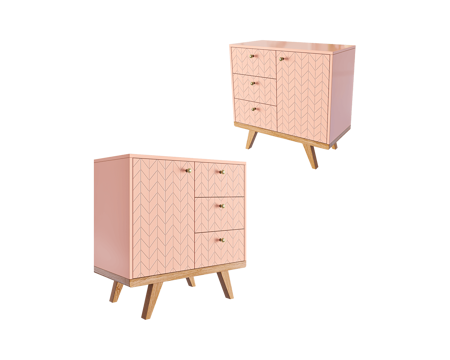  The IDEA 粉斗柜3d模型 