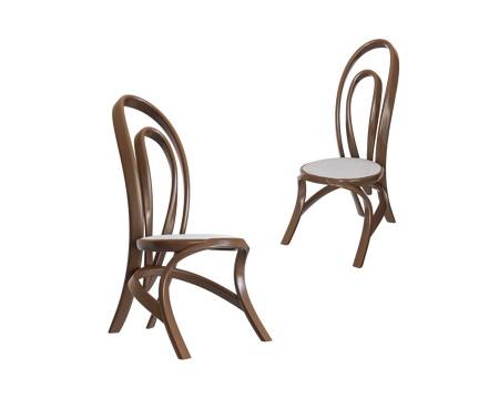  Actual design 意式餐椅3d模型 