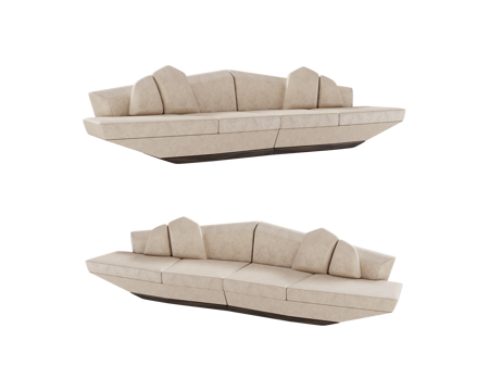  ALMA de LUCE 意式多人沙发3d模型 