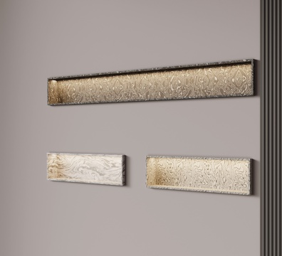  现代意式壁灯 极简壁灯3d模型 