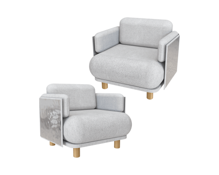  Furniture 单人沙发3d模型 