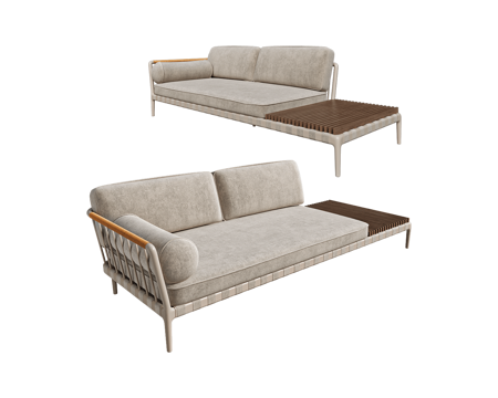  Vipp 户外长椅3d模型 