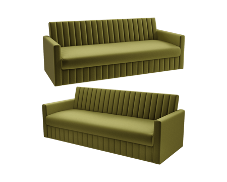  Scandic 多人沙发3d模型 