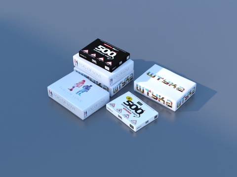  盒子 纸盒 包装盒3d模型 