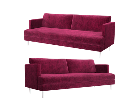  Furniture 双人沙发3d模型 