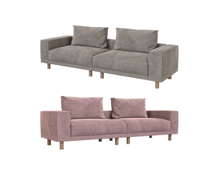  KULT 双人沙发3d模型 