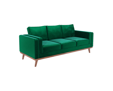  Scandic 北欧三人沙发3d模型 