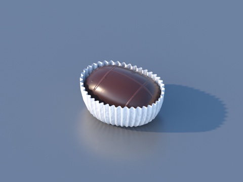  巧克力 巧克力球 溏心3d模型 