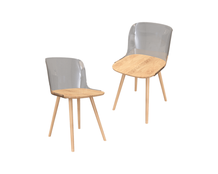  ZZOK 原木风餐椅3d模型 