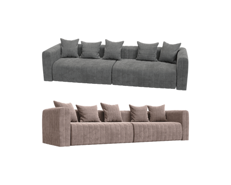  KULT 双人沙发3d模型 