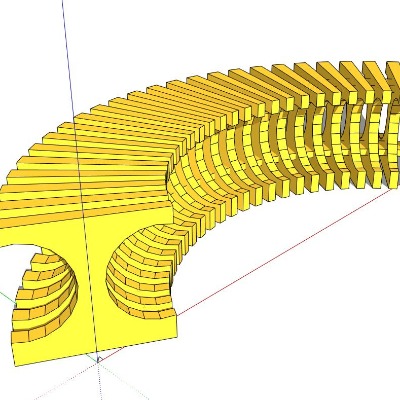  现代户外公用椅su模型下载 