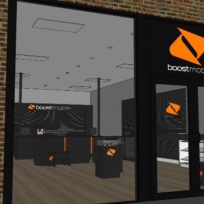  现代手机专卖店su模型下载 