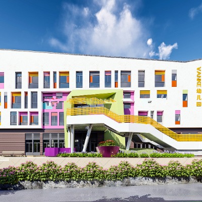  现代幼儿园su模型下载 