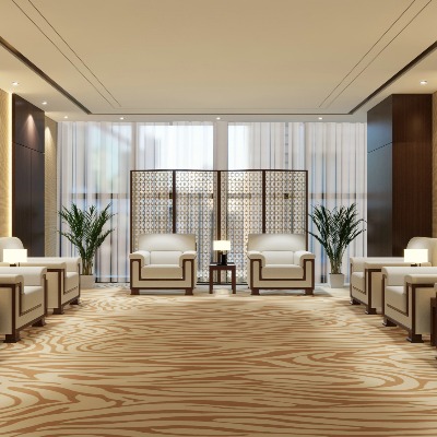  新中式贵宾接待室su模型下载 