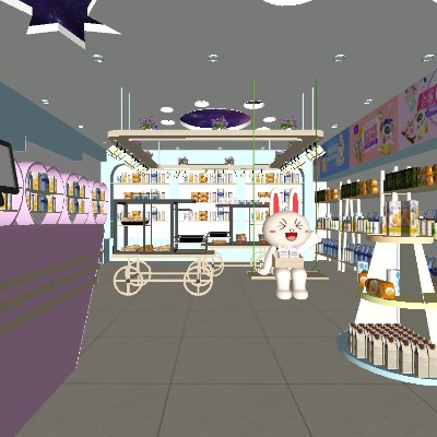  现代早教中心su模型下载 