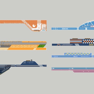  现代运动场地su模型下载 