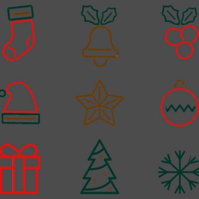  现代霓虹灯装饰灯su模型下载 