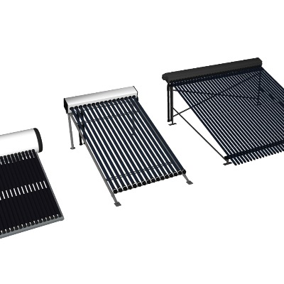  现代太阳能热水器su模型下载 