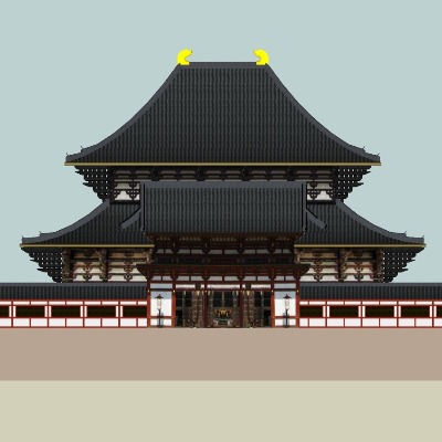  中式古建宫殿su模型下载 