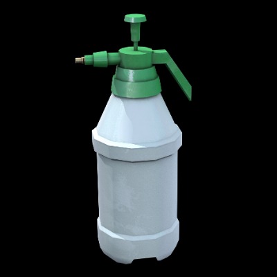  现代塑料喷壶su模型下载 