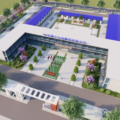  现代工程临时建筑外观su模型下载 