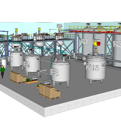 现代工业设备su模型下载 