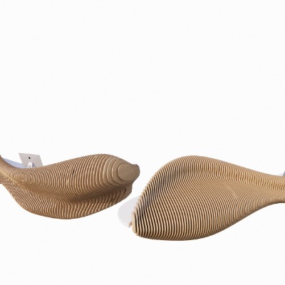  现代异形接待台su模型下载 