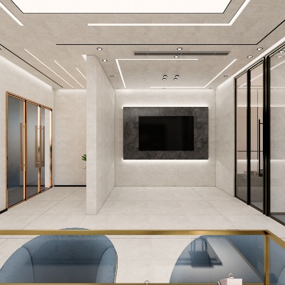  现代珠宝店su模型下载 