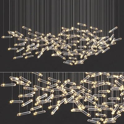  现代时尚装饰灯su模型下载 