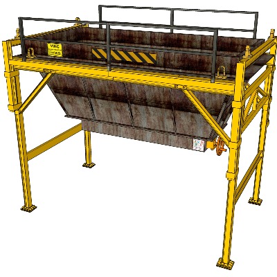  工业风混凝土搅拌机su模型下载 