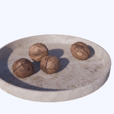  现代核桃食品su模型下载 